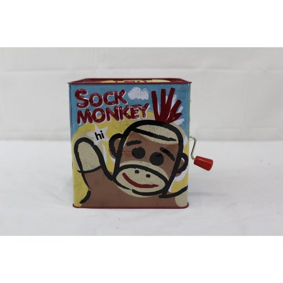 AS IS Sock Monkey Jack in the box Target brand - Picture 1 of 7
